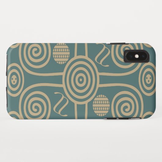 afrikaanse stam Case-Mate iPhone case (Achterkant (horizontaal))