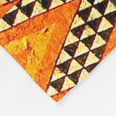 Afrikaanse stam fleece deken (Hoek)