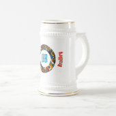 Afrikaanse stam Fusion Stein Bierpul (Voorkant rechts)