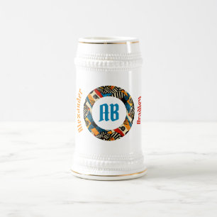 Afrikaanse stam Fusion Stein Bierpul