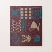 afrikaanse stam legpuzzel (Verticaal)