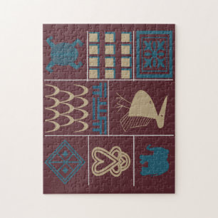 afrikaanse stam legpuzzel