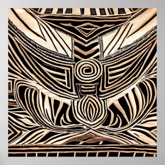 AFRIKAANSE STAM POSTER (Voorkant)