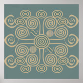 afrikaanse stam  poster (Voorkant)