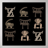 afrikaanse stam  poster (Voorkant)