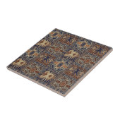 Afrikaanse stam tijdelijke collage tegeltje (Zijkant)