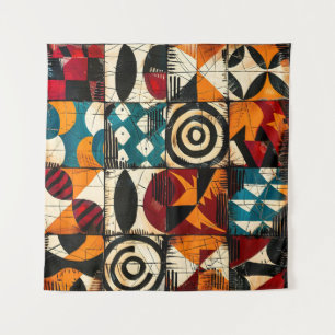 Afrikaanse stamboom patroon kunst wandtapijt wandkleed