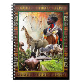 Afrikaanse stamkoningin planner notitieboek (Voorkant)