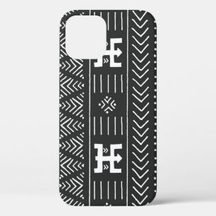 Afrikaanse stamkunst: geometrische zwart-wit Case-Mate iPhone case
