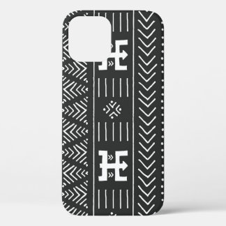 Afrikaanse stamkunst: geometrische zwart-wit Case-Mate iPhone case