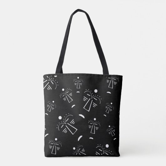 Afrikaanse stamkunst tote bag (Achterkant)