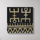 Afrikaanse stammendans canvas afdruk (Voorkant)