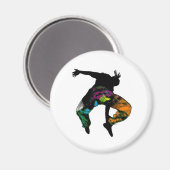 Afrikaanse stammendans magneet (Voorkant / Achterkant)