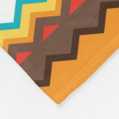 Afrikaanse stammenhuisdecor fleece deken (Hoek)