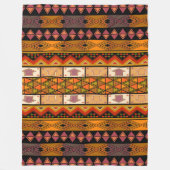 Afrikaanse stammenhuisdeken fleece deken (Voorkant)