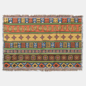 Afrikaanse stammenhuishouding kantoor decor deken (Voorkant)