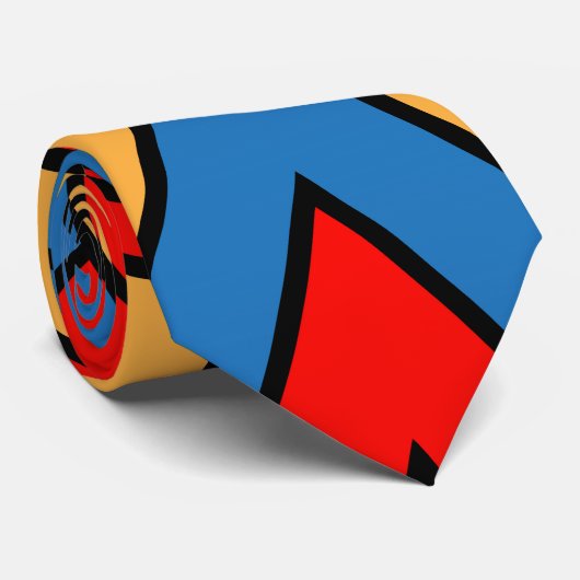 afrikaanse stammenoorlog stropdas (Opgerold)