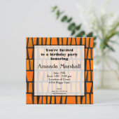 afrikaanse stammenpartij kaart (Staand voorkant)