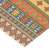 Afrikaanse stammenpatroondeklaag korte tafelloper (Hoek)