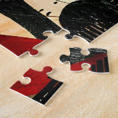 afrikaanse stammenpuzzel legpuzzel (Zijkant)