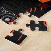 afrikaanse stammenpuzzel legpuzzel (Zijkant)