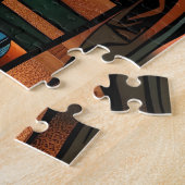 afrikaanse stammenpuzzel legpuzzel (Zijkant)
