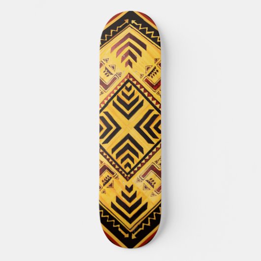Afrikaanse stammenskateboard skateboard (Voorkant)