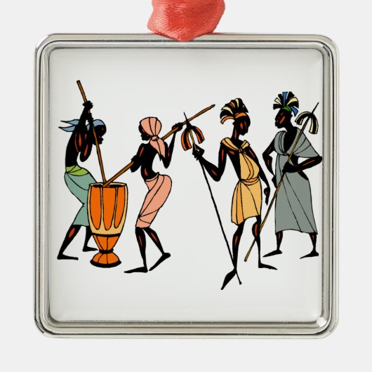 Afrikaanse stammenstijl hangend ornament (Voorkant)