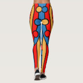 Afrikaanse stammenstrijder leggings (Achterkant)