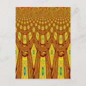 Afrikaanse stammotif briefkaart (Voorkant)