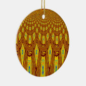 Afrikaanse stammotif keramisch ornament (Rechts)