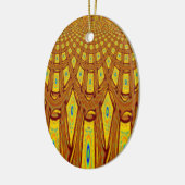 Afrikaanse stammotif keramisch ornament (Links)