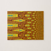 Afrikaanse stammotif legpuzzel (Horizontaal)