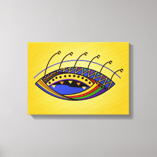 Afrikaanse stamogen canvas afdruk