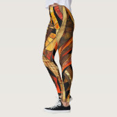 afrikaanse stampatroon-Leggings Leggings (Links)