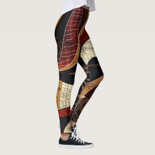 afrikaanse stampatroon-Leggings Leggings