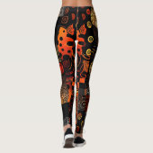 afrikaanse stampatroon-Leggings Leggings (Achterkant)