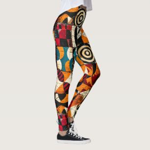 afrikaanse stampatroon-Leggings Leggings