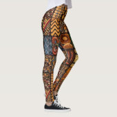Afrikaanse stampatroonleggingen leggings (Rechts)