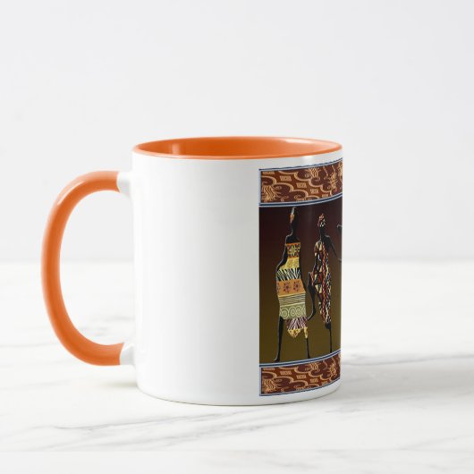 Afrikaanse stamvoet stomp mok (Links)