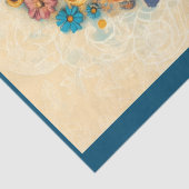 Afrikaanse Steampunk Mannelijke Blauwe Outfit P9 D Tissuepapier (Detail)