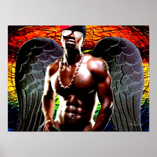 Afrikaanse Stedelijke Pop Art Poster (Voorkant)