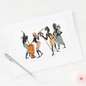 Afrikaanse stickers voor stammenkunst (Envelop)