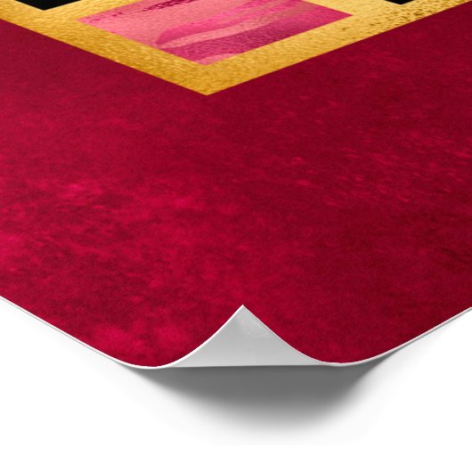 Afrikaanse stijl Art Deco Poster (Hoek)