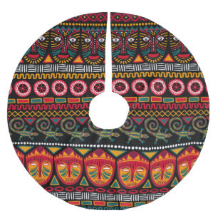 Afrikaanse stijl: decoratief patroongenot. kerstboom rok