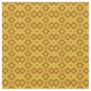 Afrikaanse stijl geometrische patroon bruin en mos stof