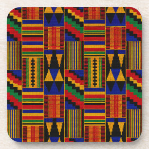Afrikaanse stijl Kente stof Bier Onderzetter