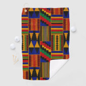 Afrikaanse stijl Kente stof Golfhanddoek (Insitu)