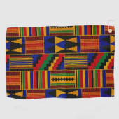 Afrikaanse stijl Kente stof Golfhanddoek (Horizontaal)