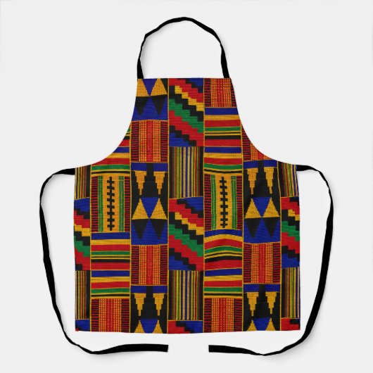 Afrikaanse stijl Kente stof Schort (Voorkant)